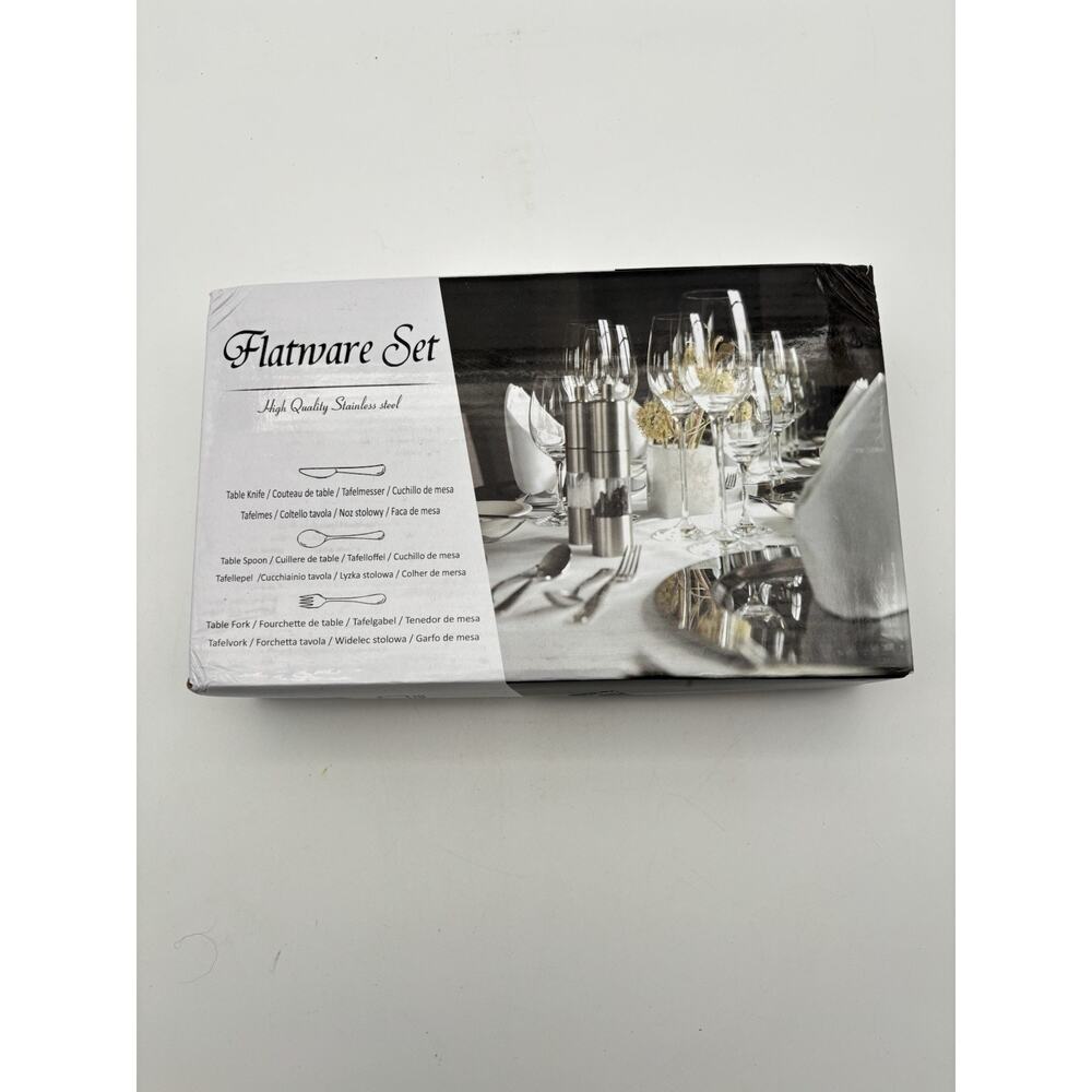 Flatwear Set High Quality Stainless Steel Knives, Spoons & Forks 48 pc set New